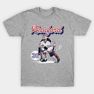 Bill Ranford Edmonton Retro Script T-Shirt